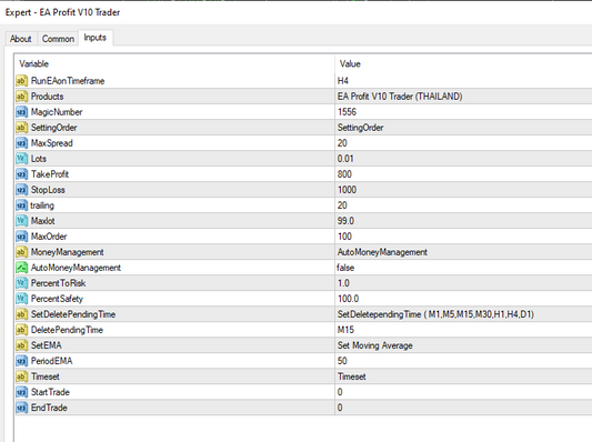 EX4 EA Profit V10 Trader