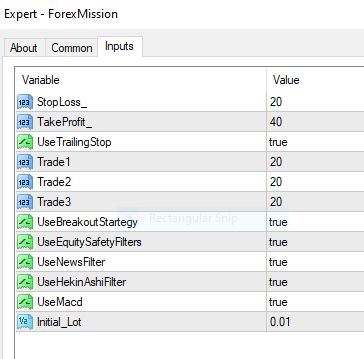 EX4 Forex Mission EA