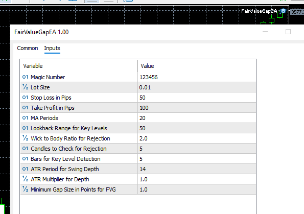 EX5 Fair Value Gap EA